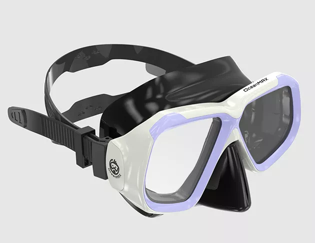 Dual Lens Mask -  White Purple